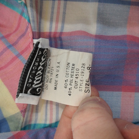 Vintage Plaid / Madras Short (8) Coastal Grandma - Picture 5 of 12